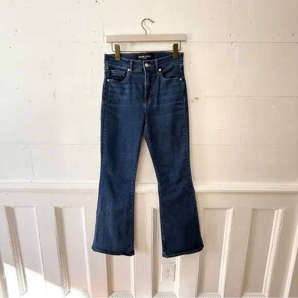 Veronica Beard Beverly loafer high rise skinny flare size 28